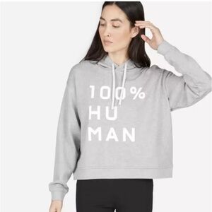 Everlane 100% Human Hoodie in Gray